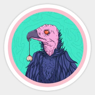 Psychedelic Vulture Sticker